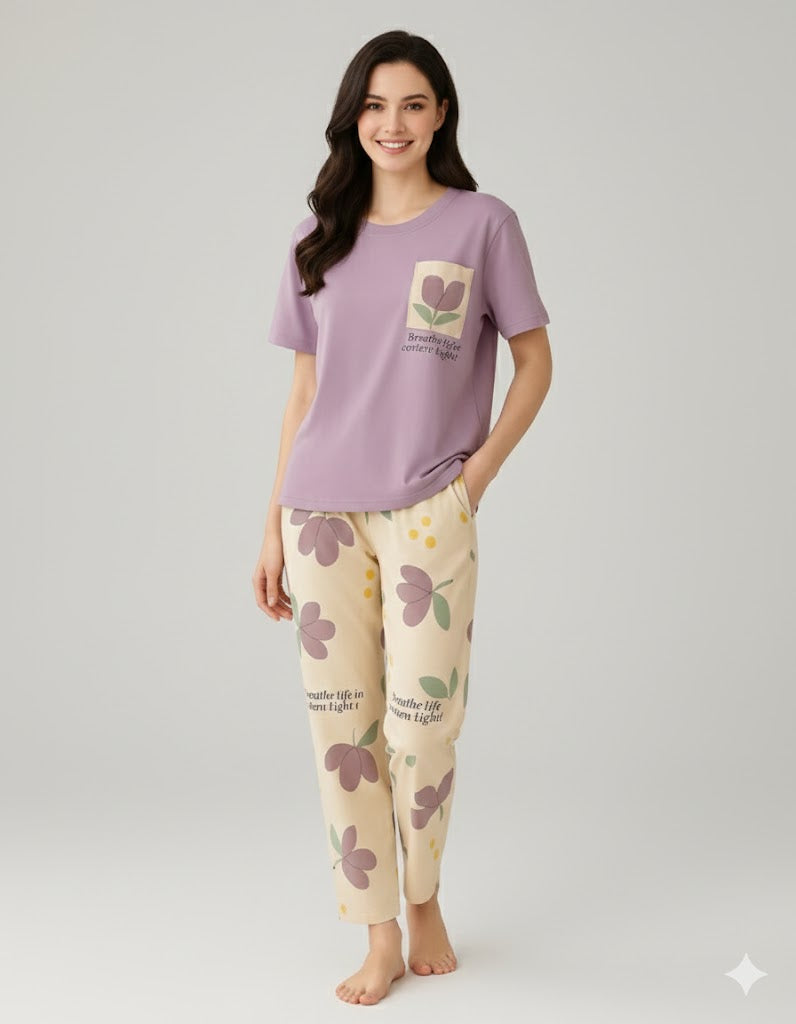 Purple Pocket Flower