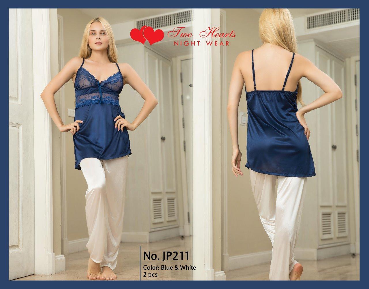  TNW Pluto - Sleeveless Ceder Strap  blue color Nighty Suit sexy night wear for women price in Pakistan 