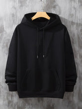 Plain Black Kangaroo Hoodie