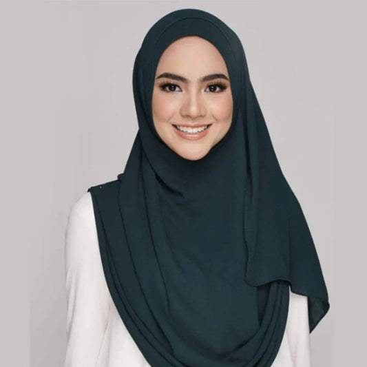 Chiffon Double Loop Hijab - Design Code: IH-0001