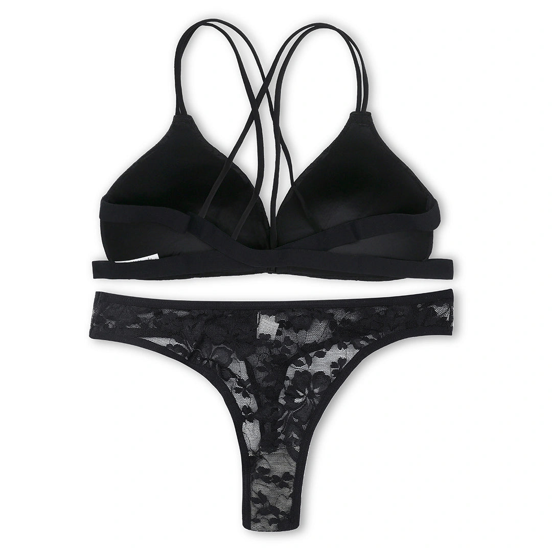 Bra Set - Dark Mesh