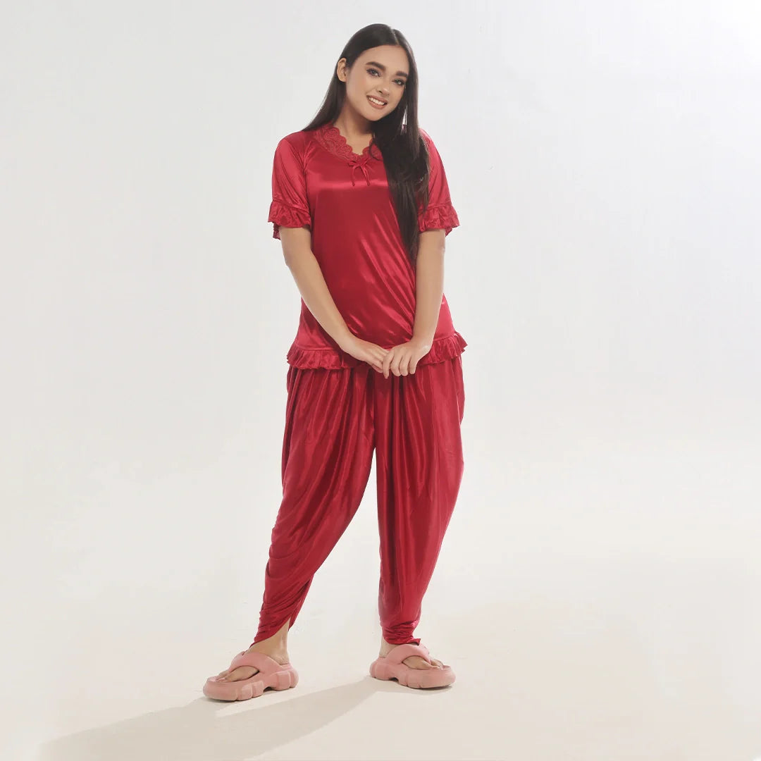 TNW Patiala Silk Pajama Suit