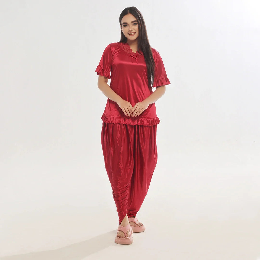 TNW Patiala Silk Pajama Suit