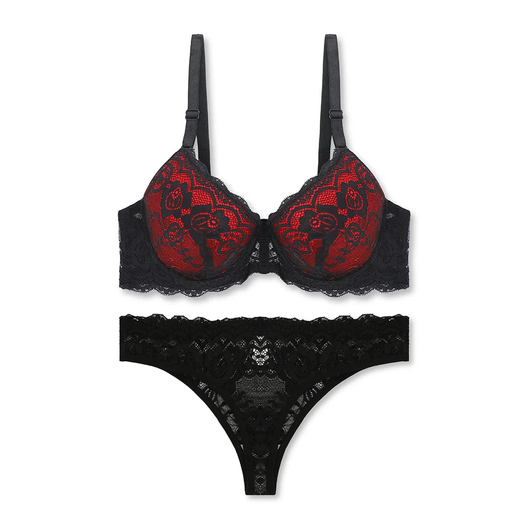 TNW Bra Set - Vintage Red