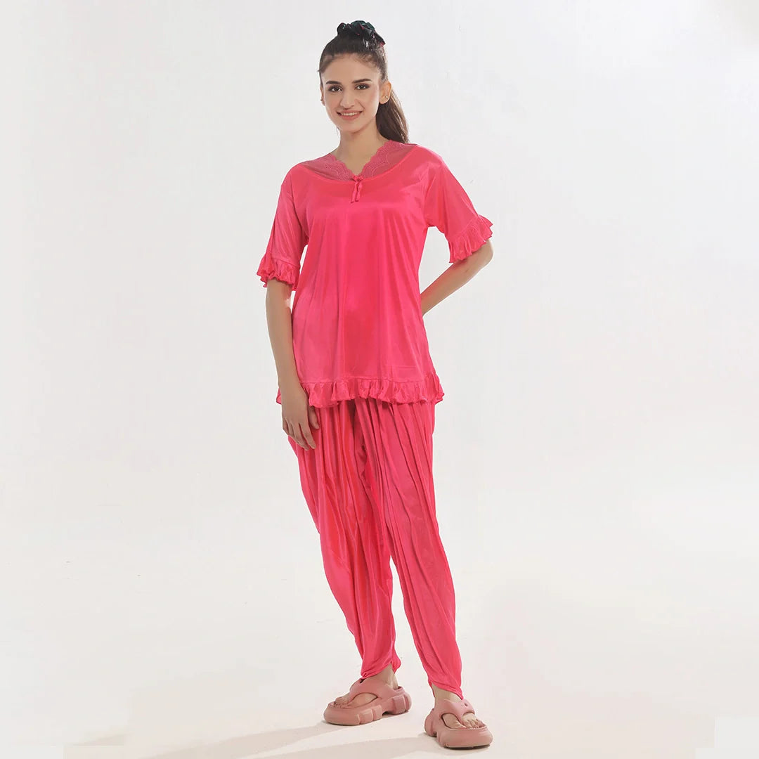 TNW Patiala Silk Pajama Suit