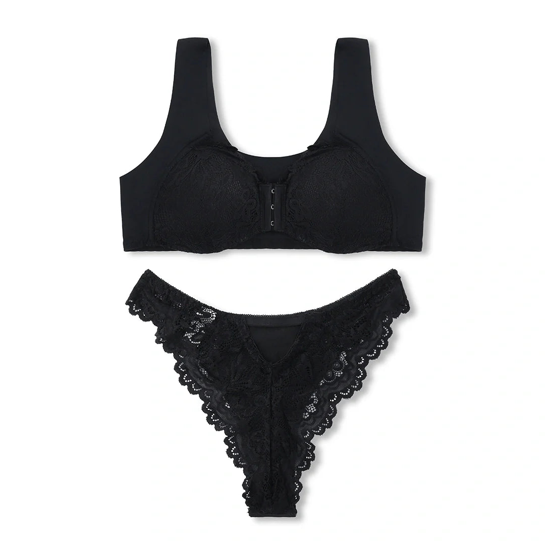 TNW Front Open Pushup Bra and Panty Set