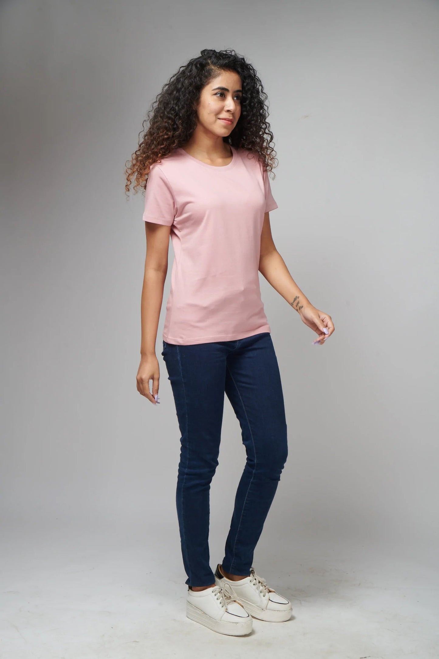 Half Sleeves T-Shirt - Pink