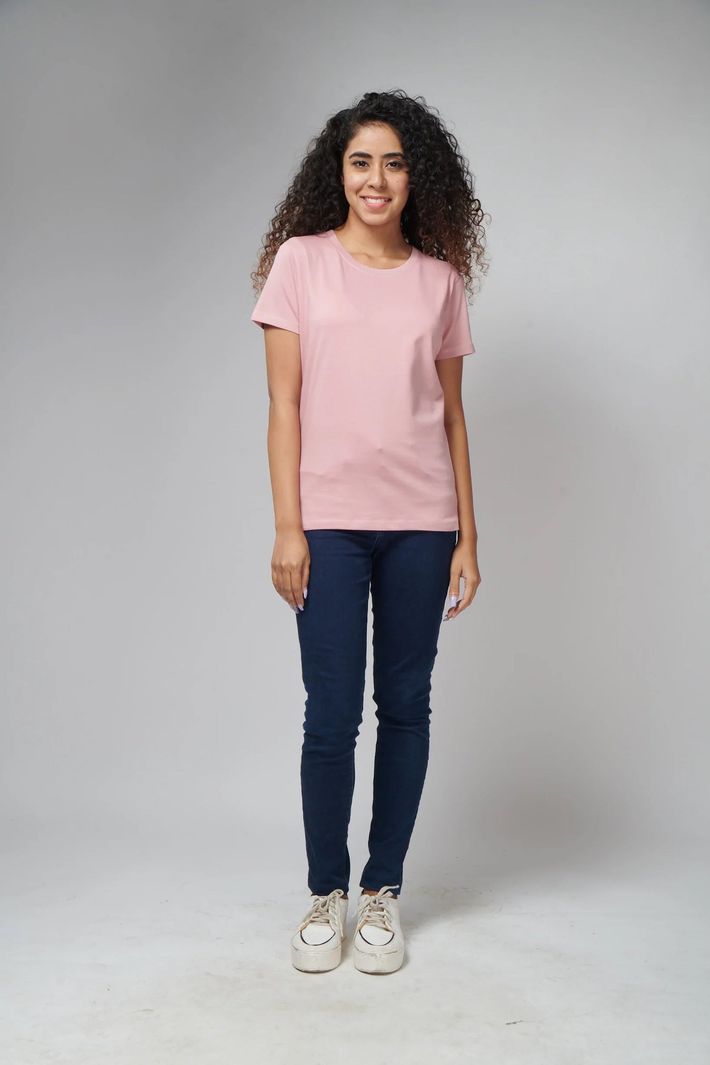 Half Sleeves T-Shirt - Pink