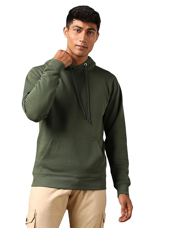 Mens Olive Hoodie