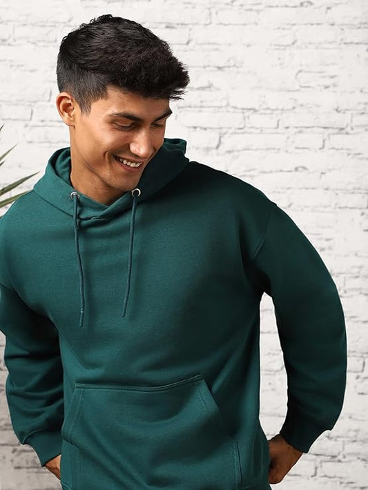 Mens Dark Green Hoodie