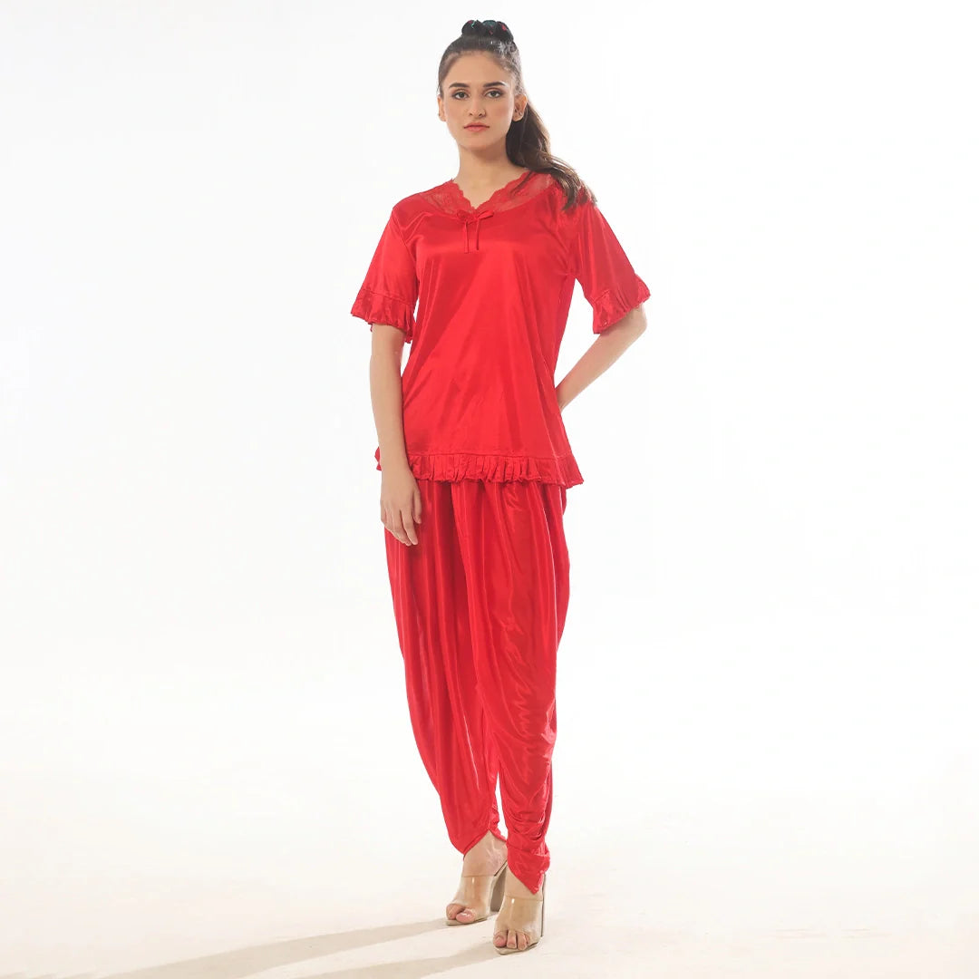 TNW Patiala Silk Pajama Suit