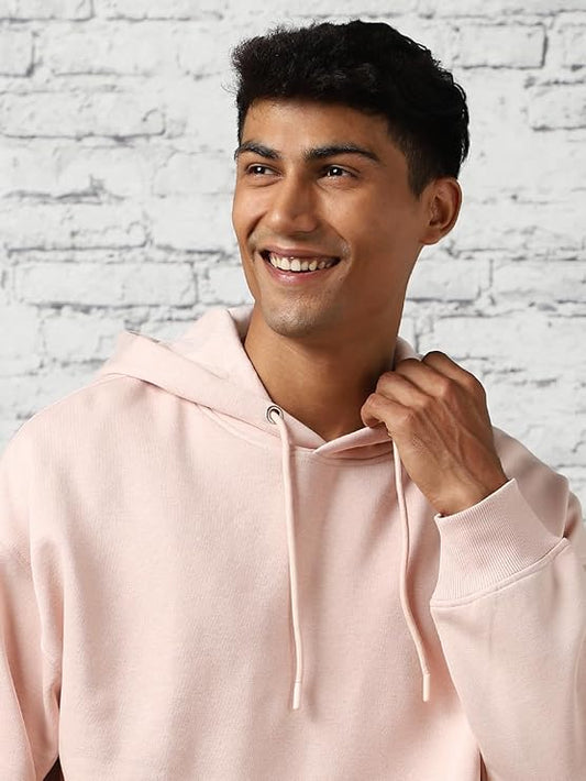 Mens Pink Hoodie