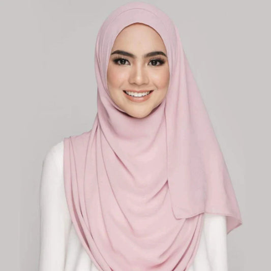 Chiffon Double Loop Hijab - Design Code: IH-0001