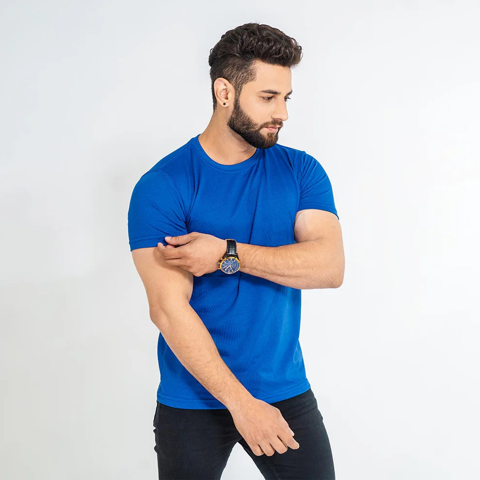 Plain Tees For Men - BLUE