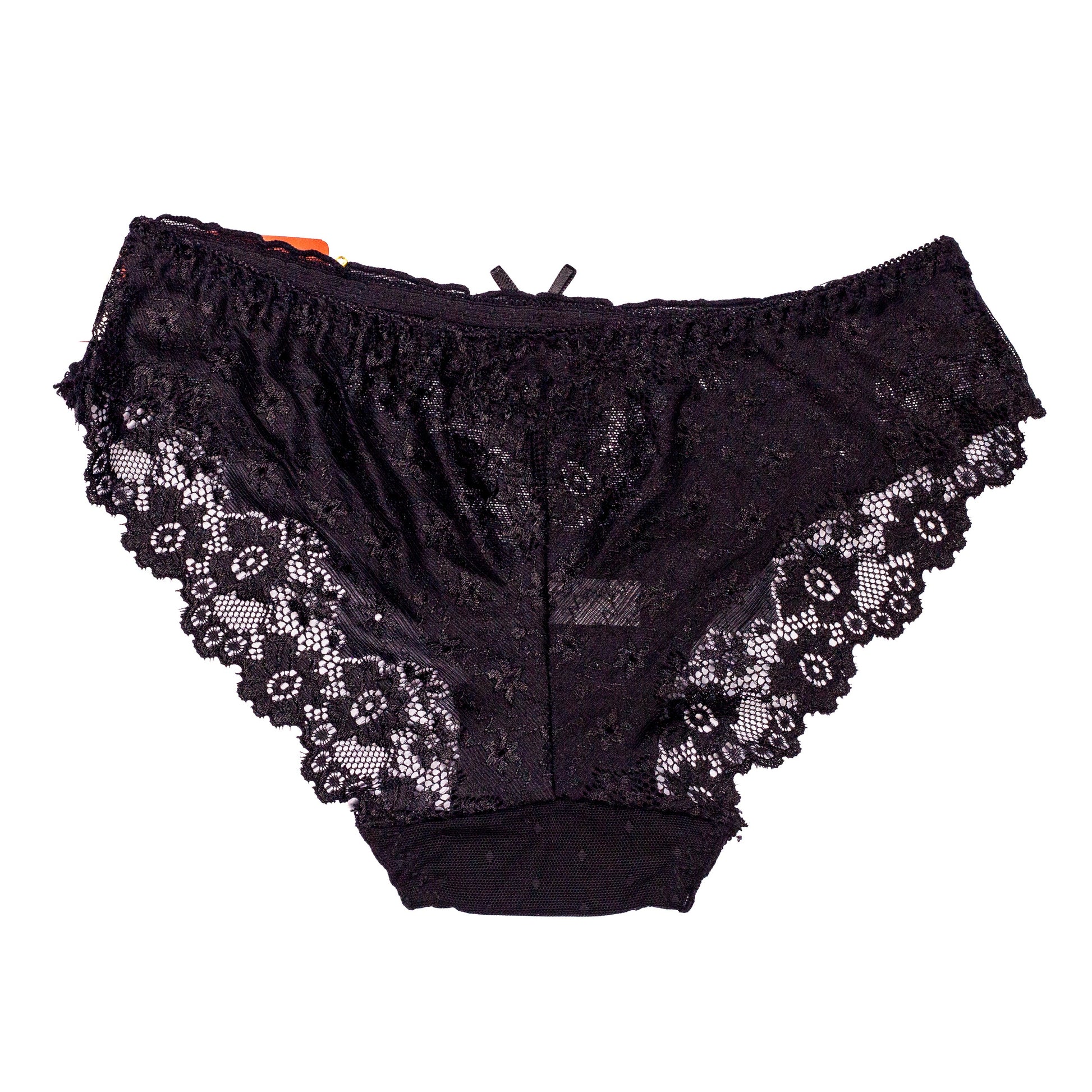 Softy Wear Flowers Embroidery Net Panty black color best quality net panties for women and ladies price in pakistan