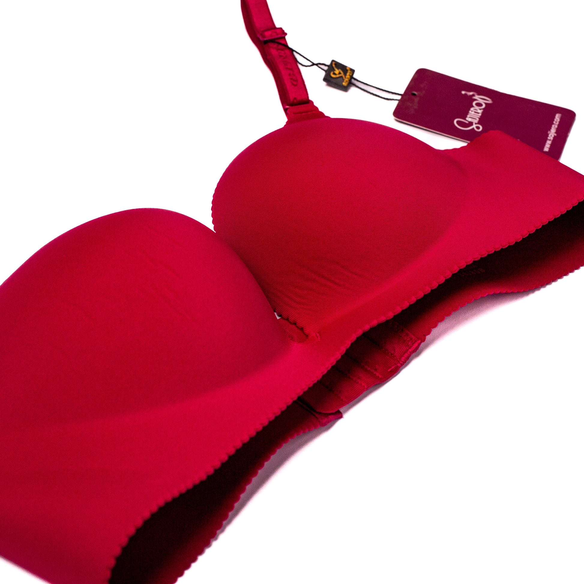 Softy Wear Derry Padded T-Shirt Push Up Bra red color best quality gym br a for women comfy feel sportwear br a price in pakistan