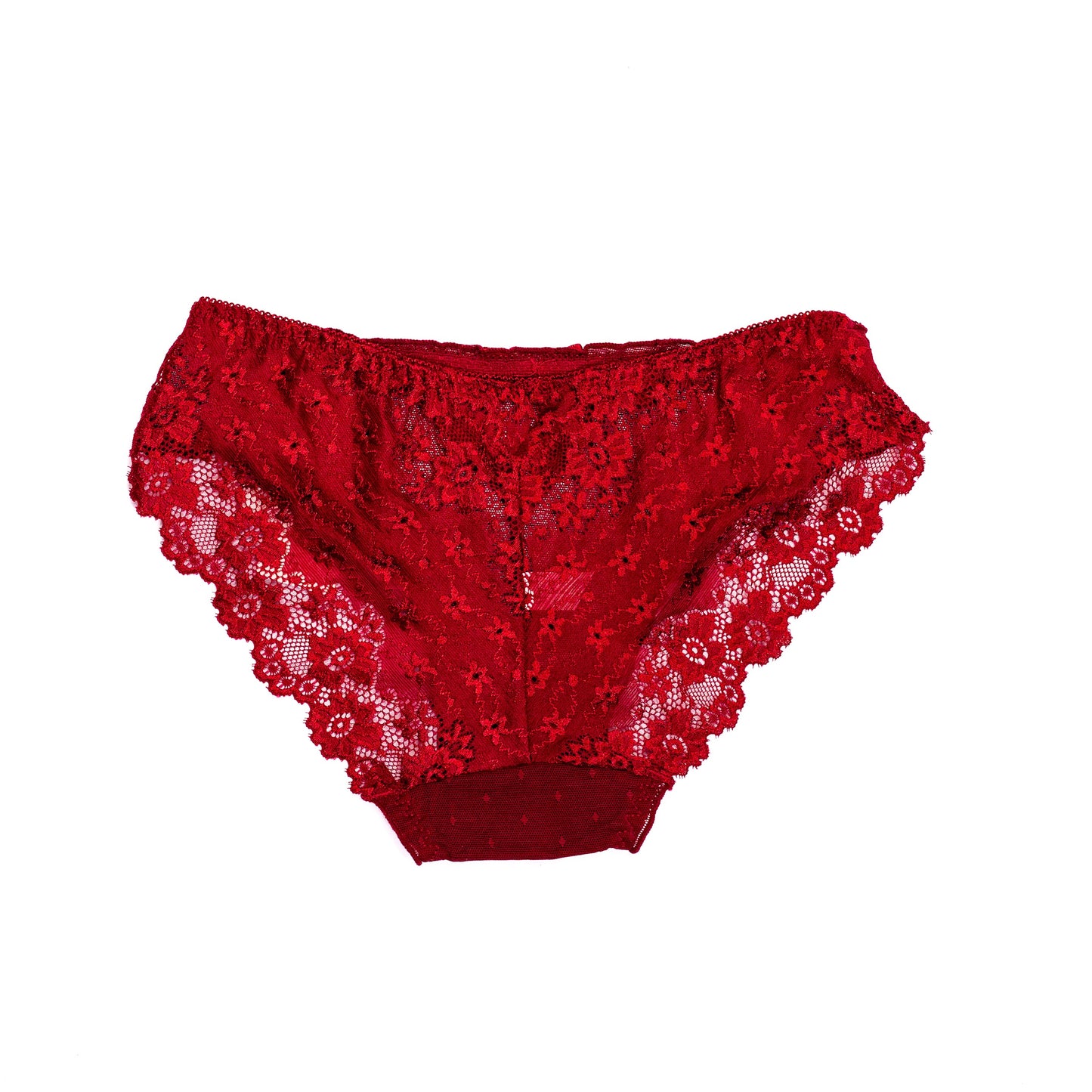 Softy Wear Flowers Embroidery Net Panty best quality red color net panties for women and ladies price in pakistan