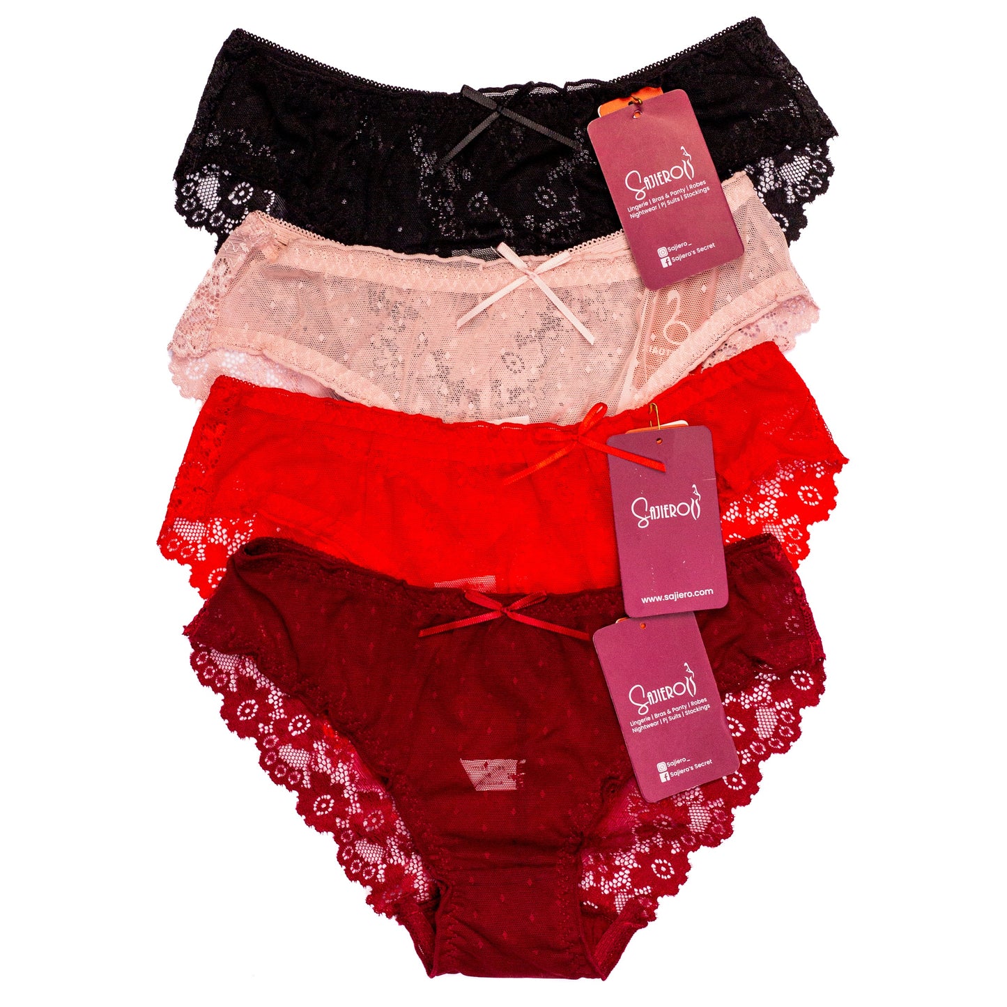 Softy Wear Flowers Embroidery Net Panty best quality net panties for women and ladies price in pakistan