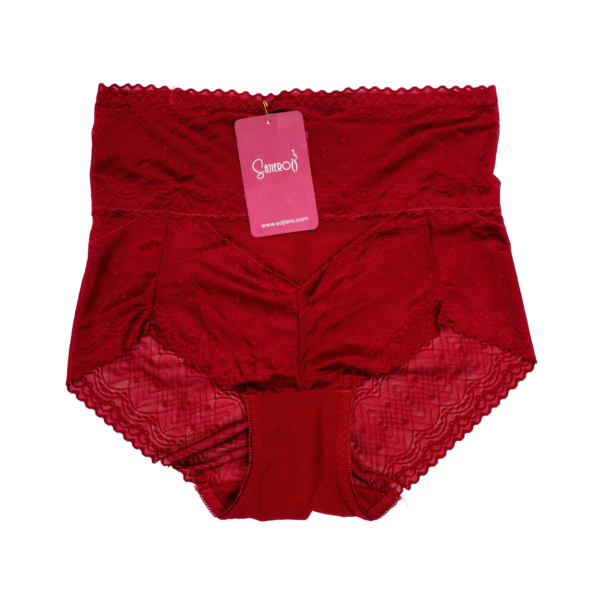 Softy Wear Brief Style Plus Size Net Panty red color best quality panties online shopping in pakistan