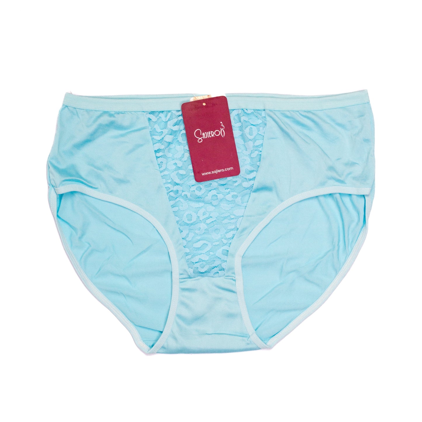 Softy Wear Vee Embroidery Plus Size Net Brief Cotton Panty blue color  premium quality panties for women and ladies price in pakistan online