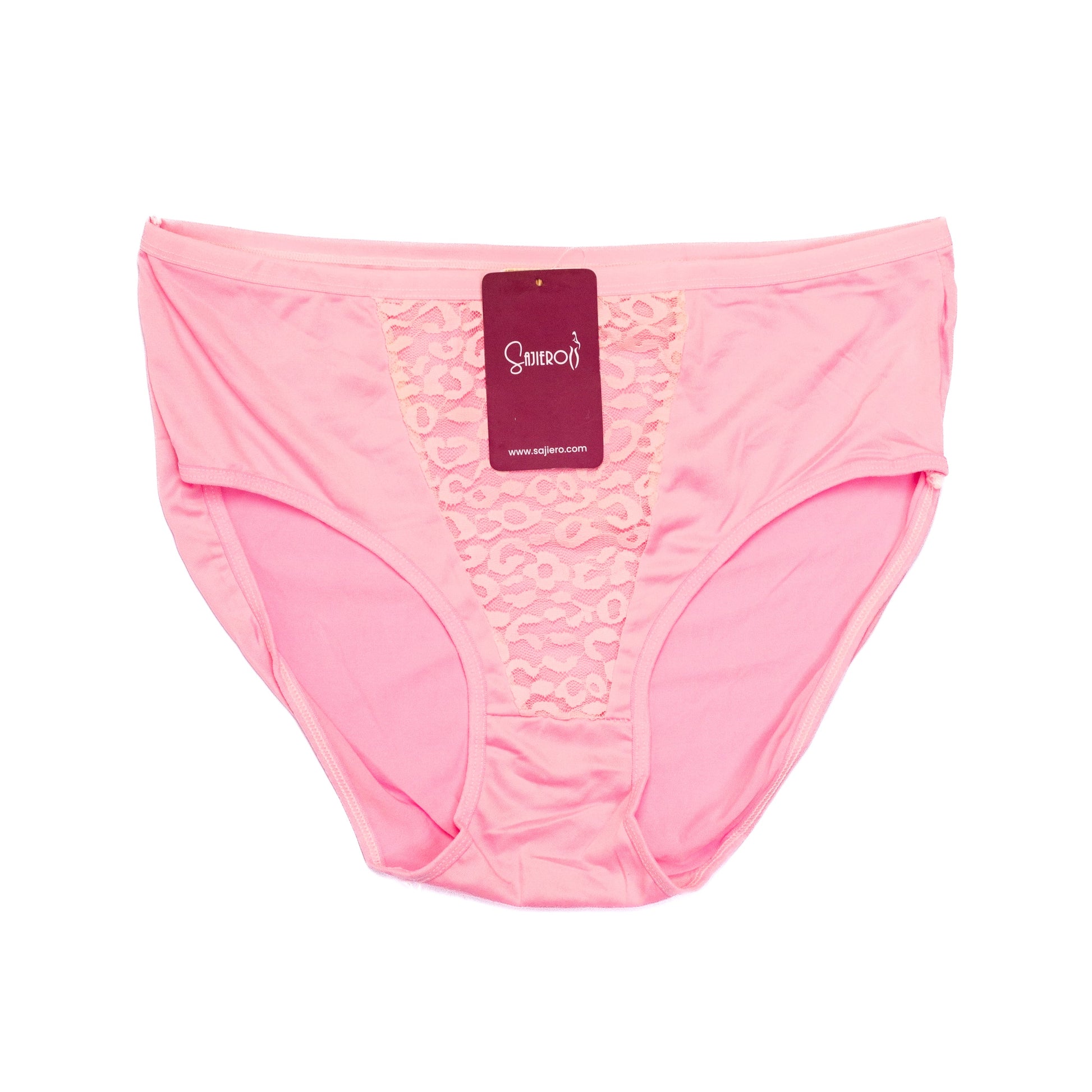 Softy Wear Vee Embroidery Plus Size Net Brief Cotton Panty premium quality pink color panties for women and ladies price in pakistan online