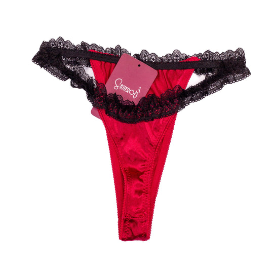 Softy Wear Thong Satin Silk Panty best quality lips visible panty for women and ladies price in pakistan 