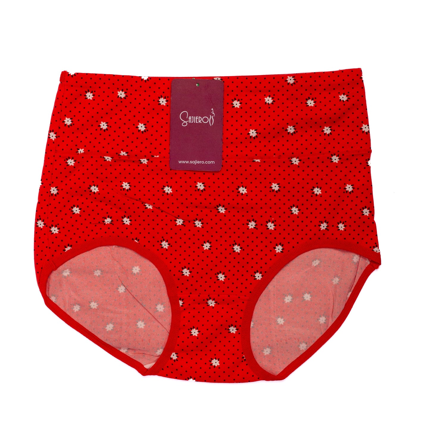 Softy Wear Daisy Printed Brief Cotton Panty red women and ladies underwear price in Pakistan online