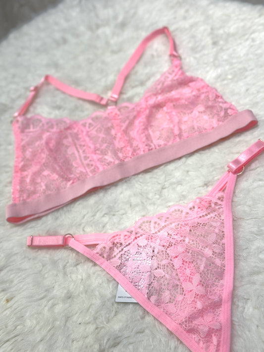 Softy Wear Temple Flowers Embroidery Bikini sexy pink color non padded br a price in pakistan 