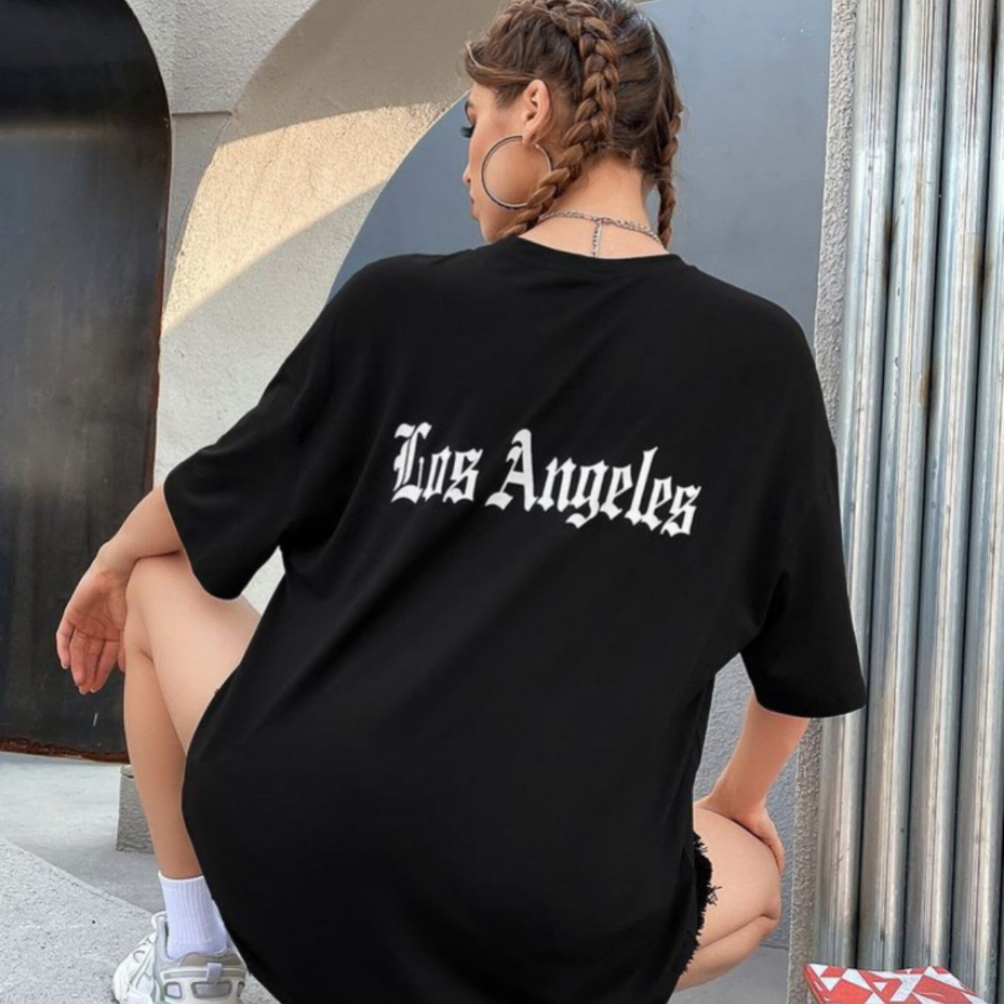 Los Angeles Overit Printed Oversize Tee-