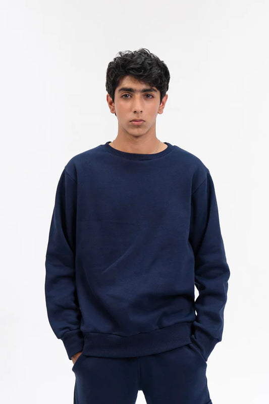 Men's Sweat Shirt - NavyBlue