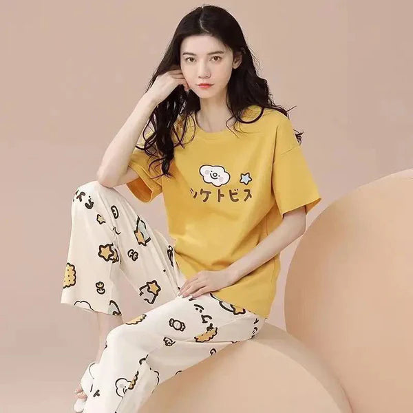 China Printed Suit -Mustard