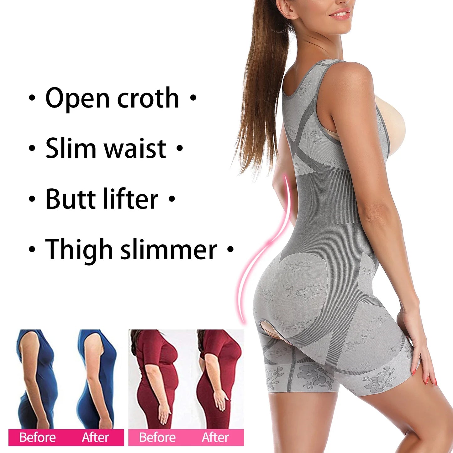 Butt Lifter Full Body Open Crotch Imported Shaper for women/girls 