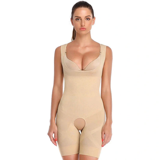 TNW Spanx Full Body Corset Crotch Buckle Body Shaper