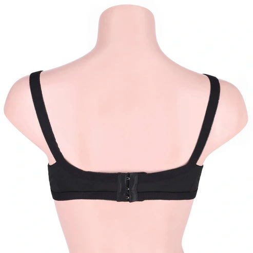 Cross Plain Casual Non Padded Wireless Bra