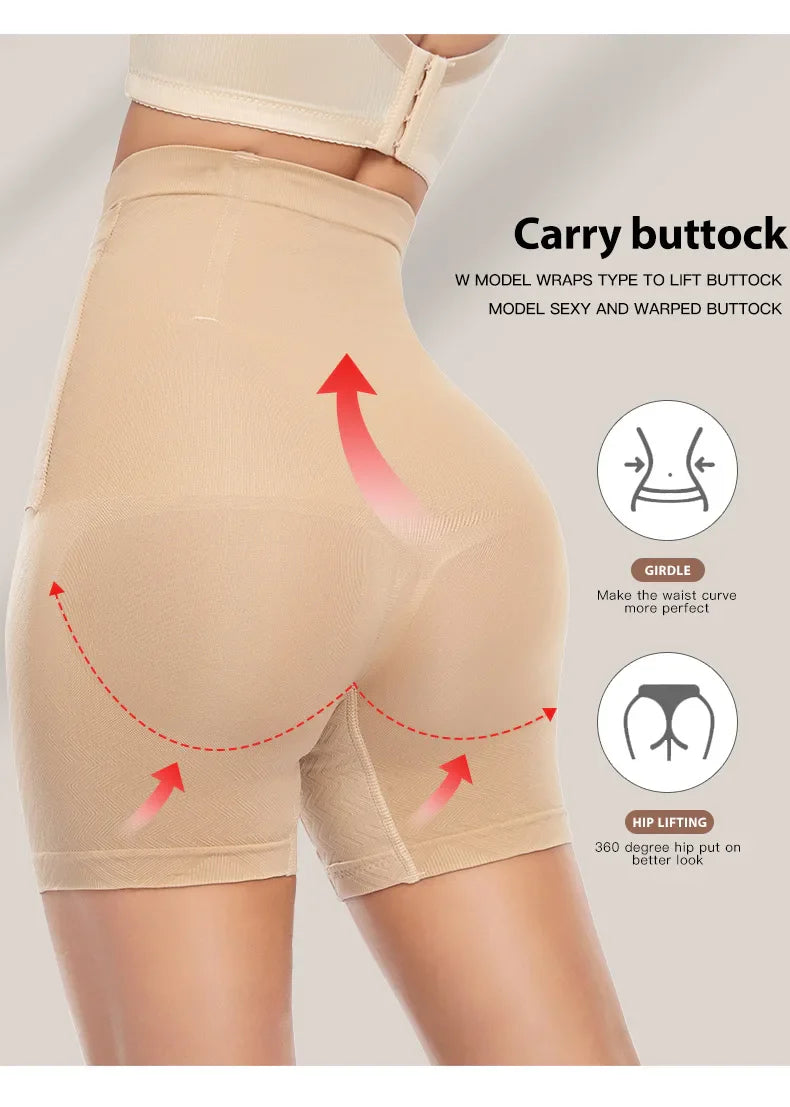 Softy Wear Tummy Control Butt Lifter with Adjustable Buckle Shapewear