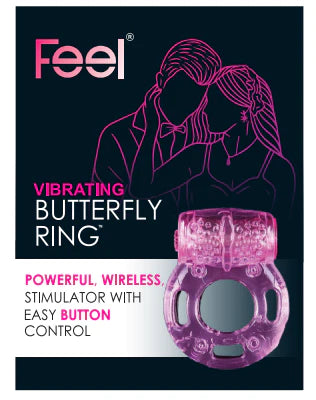 Feel Vibrating Butterfly Ring-USA