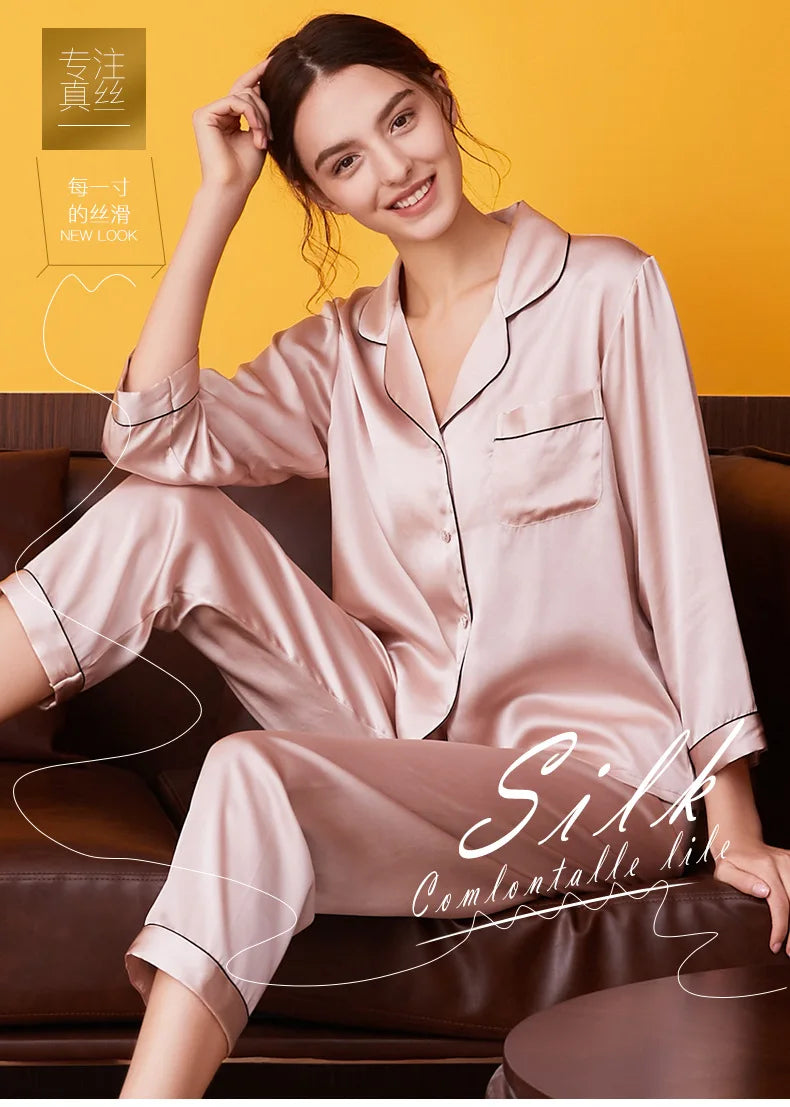 Silk Night Suit - Dusty Pink sexy night wear for women