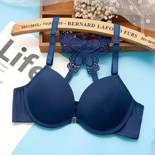 Softy Wear Butterfly - Fun Night Padded Bra Blue