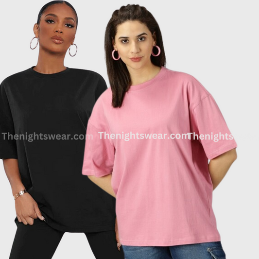 Pack of 2 -Black & Pink