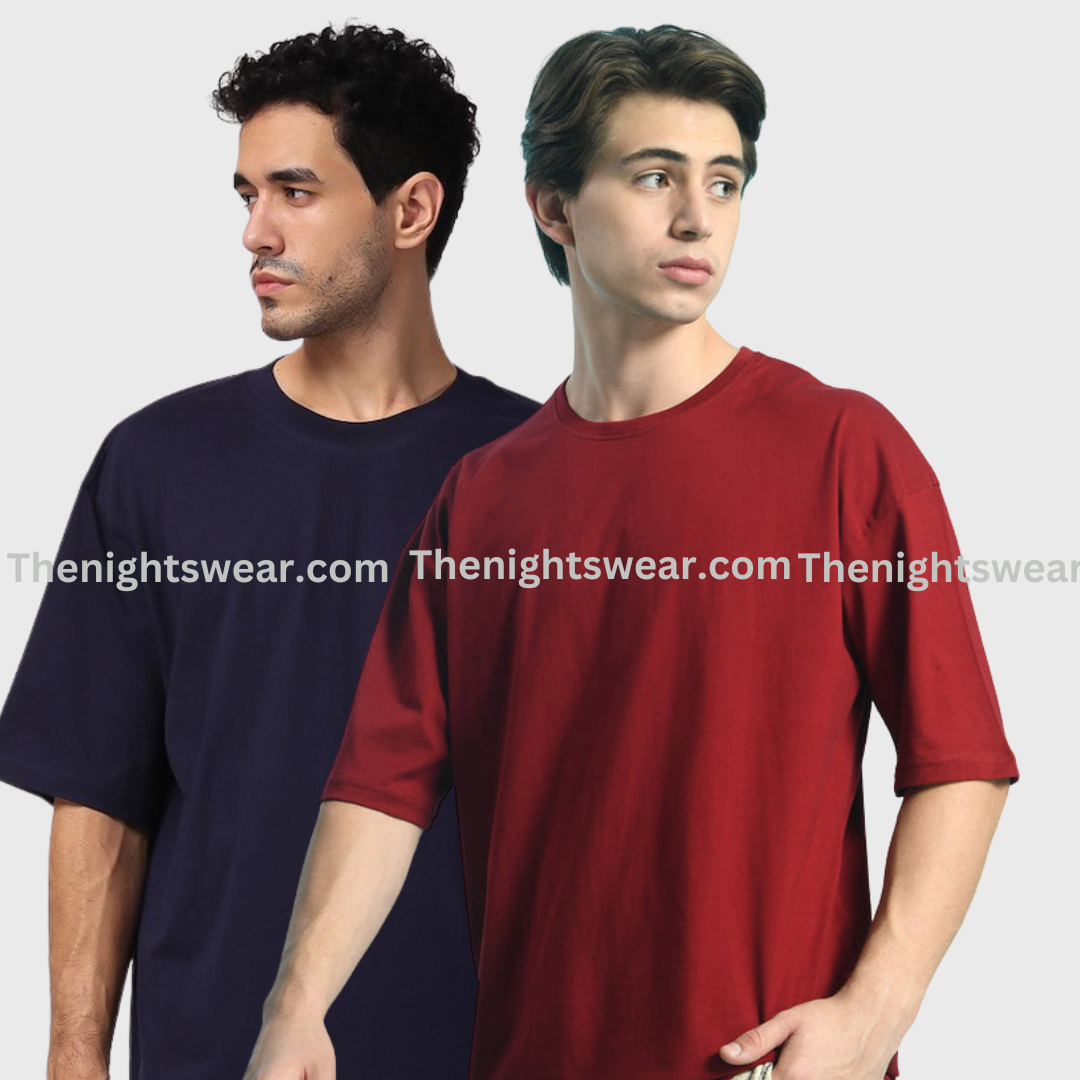 Pack of 2 - Maroon & Navyblue