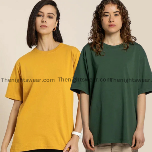 Pack of 2 - Green & Mustard