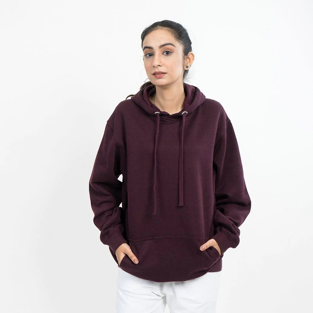 Plain Hoodie - Maroon