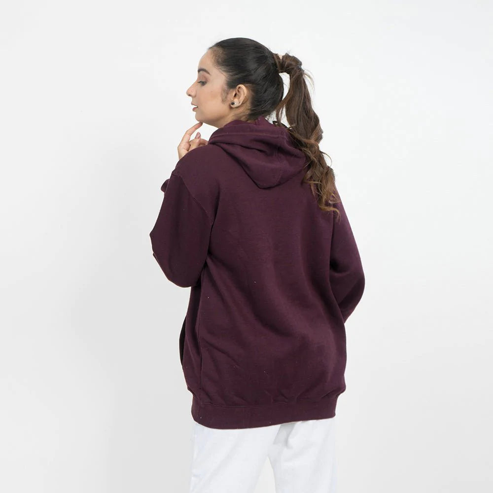 Plain Hoodie - Maroon