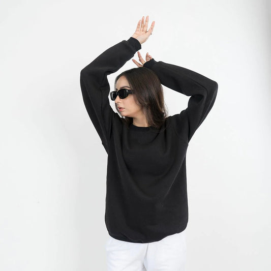 Women Sweatshirt - Black