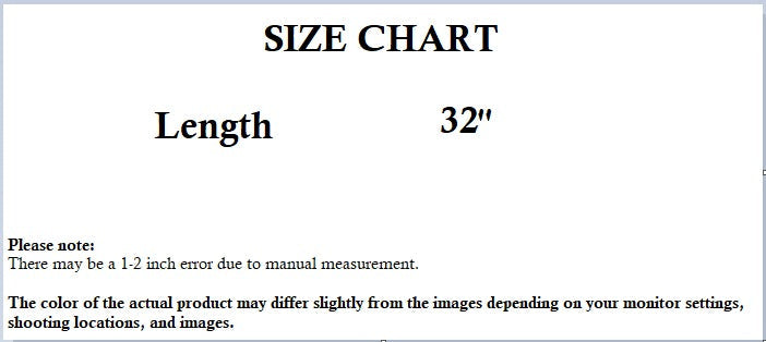 Softy Wear nightwear size chart 