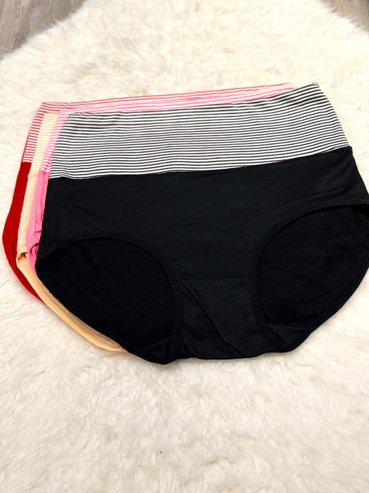 Softy Wear Wasit Rib Brief Cotton Panty