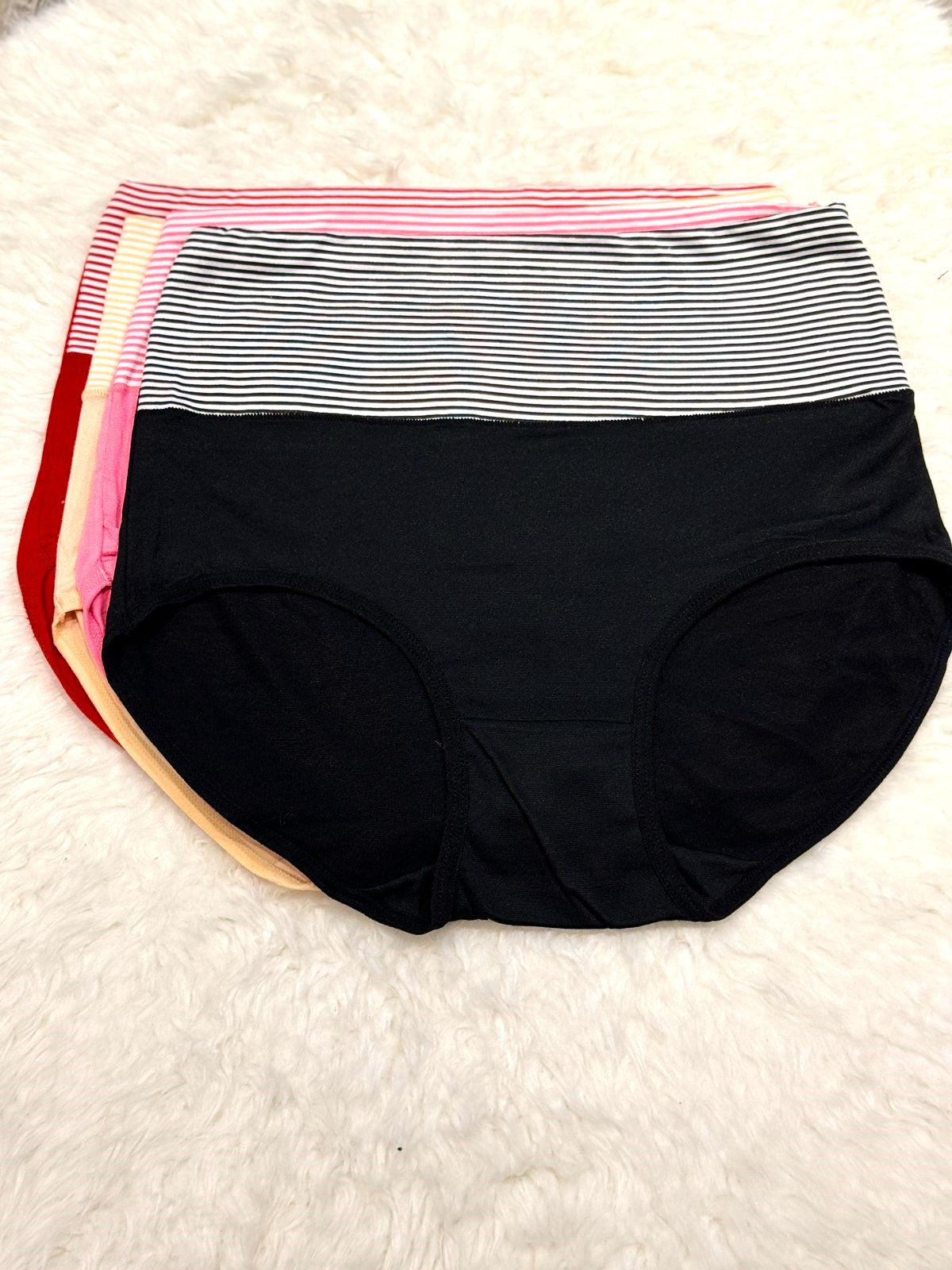 Softy Wear Wasit Rib Brief Cotton Panty