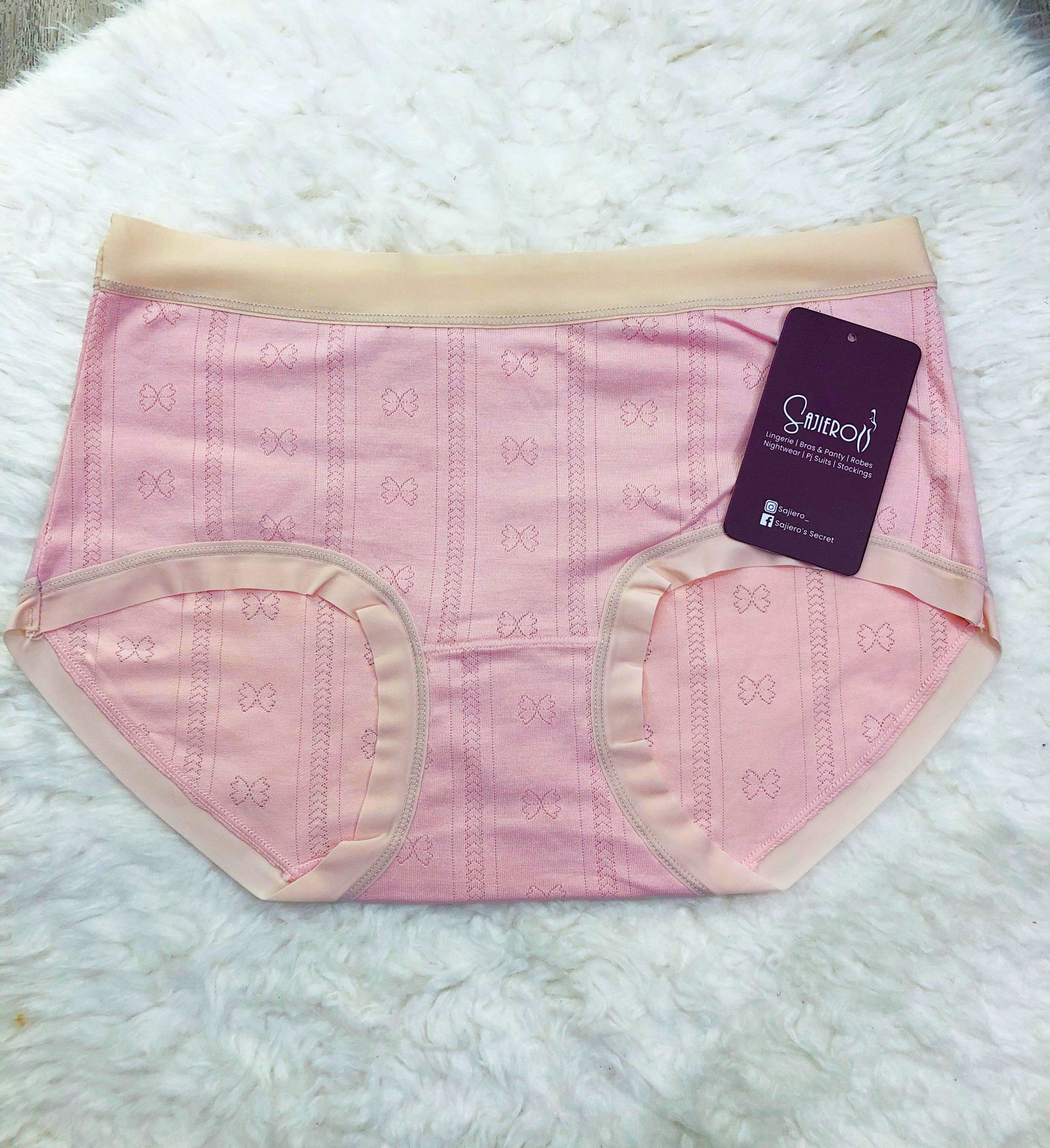 Softy Wear Butterfly Pattern Brief Cotton Panty premium quality covered panties for ladies price in pakistan online