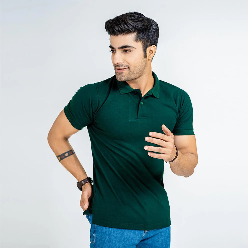 Polo T-Shirt For Men - GREEN