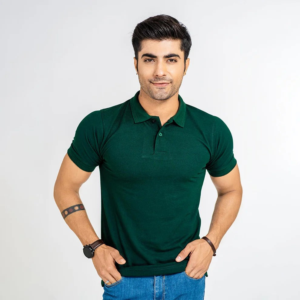 Polo T-Shirt For Men - GREEN